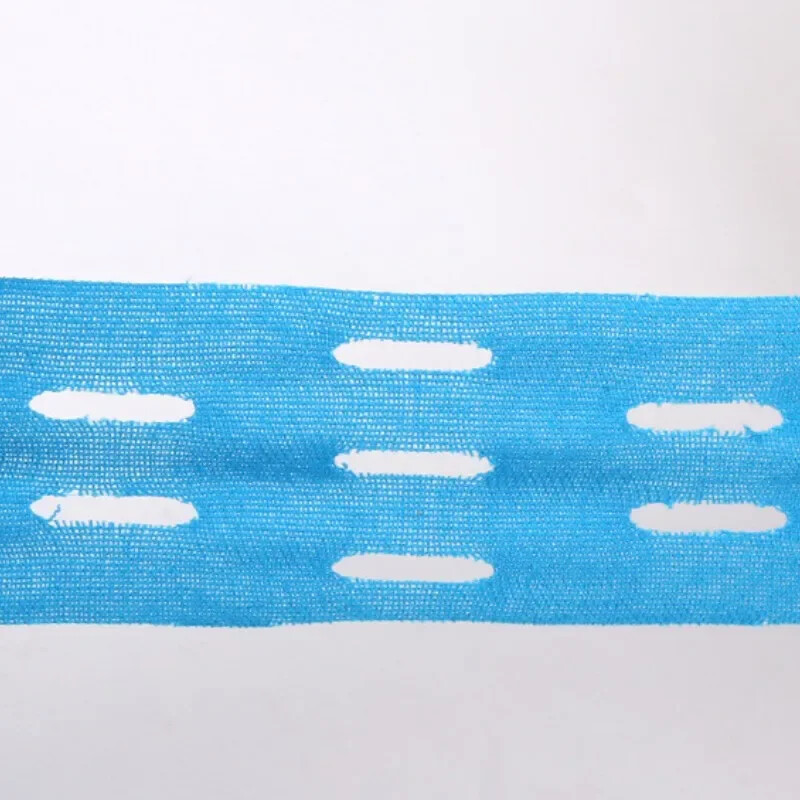 5 cm perforuota kineziologijos elastinė lipni juosta medvilninė raumenų apsauga sportininkams, kvėpuojanti treniruoklių salė, sportiniai klijai, kelių apsauga