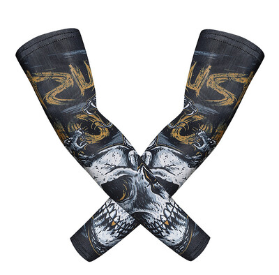 Мъже, жени, ръкав за ръка, лято, лед, коприна, бягане, риболов, колоездене, татуировки, ръкави, череп, топли ръце, калъфка, фитнес, спорт, предпазител за ръката