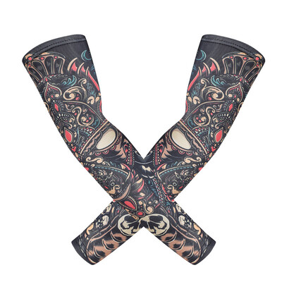 Мъже, жени, ръкав за ръка, лято, лед, коприна, бягане, риболов, колоездене, татуировки, ръкави, череп, топли ръце, калъфка, фитнес, спорт, предпазител за ръката