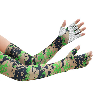 Колоездене Слънцезащита Ръкави с пет пръста Спорт на открито Предпазители за ръце Удобни дишащи ръкави против ултравиолетови лъчи