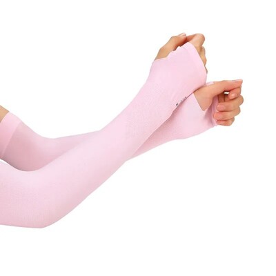 Lauko rankovės, ledo audinys, kvėpuojantis, greitai džiūstantis bėgimo sportinis drabužis, apsaugantis nuo UV spindulių, ilgos rankos dangtelis, dviračių rankovės