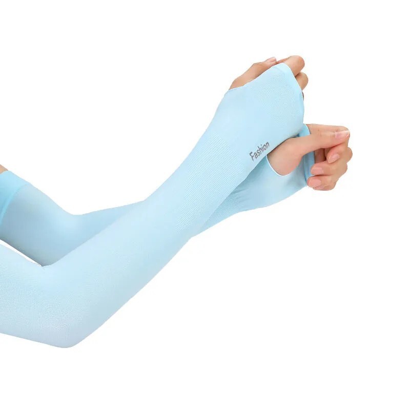 Lauko rankovės, ledo audinys, kvėpuojantis, greitai džiūstantis bėgimo sportinis drabužis, apsaugantis nuo UV spindulių, ilgos rankos dangtelis, dviračių rankovės