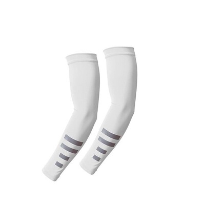 Ръкави от флуоресцентна ледена коприна Издръжливи бързосъхнещи дишащи калъфи за ръце за колоездене Слънцезащитни ръкави с UV защита против приплъзване