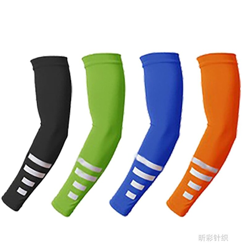 Ръкави от флуоресцентна ледена коприна Издръжливи бързосъхнещи дишащи калъфи за ръце за колоездене Слънцезащитни ръкави с UV защита против приплъзване