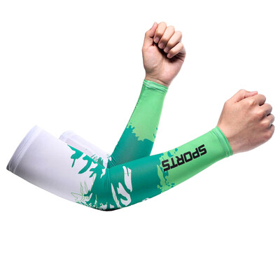 Ice Silk Sleeve Слънцезащитен маншет UV Sun Protection Ръкави против приплъзване Мъже Жени Дълги ръкавици Outdoor Cool Sport Cycling Visor