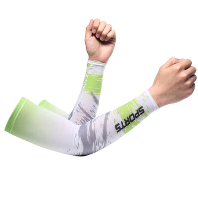 Ice Silk Sleeve Слънцезащитен маншет UV Sun Protection Ръкави против приплъзване Мъже Жени Дълги ръкавици Outdoor Cool Sport Cycling Visor