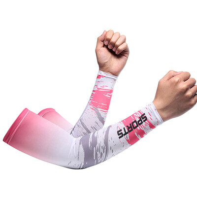 Ice Silk Sleeve Слънцезащитен маншет UV Sun Protection Ръкави против приплъзване Мъже Жени Дълги ръкавици Outdoor Cool Sport Cycling Visor