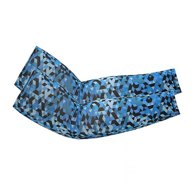 2Pcs баскетболни ръкави Удължаване на дишащи компресионни нагреватели за ръце Колоездене Бягане Слънцезащитен крем Защита Поддръжка на лакътя