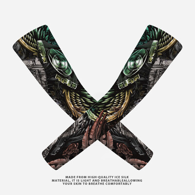 Открит Мъже Мотоциклет Каране Ръкав Слънцезащитен Сух Бърз Лед Копринена Ръка Топло Калъфче Туризъм Бягане Риболов Баскетбол Наръхници