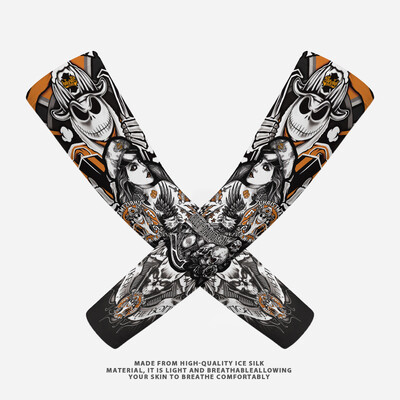 Открит Мъже Мотоциклет Каране Ръкав Слънцезащитен Сух Бърз Лед Копринена Ръка Топло Калъфче Туризъм Бягане Риболов Баскетбол Наръхници