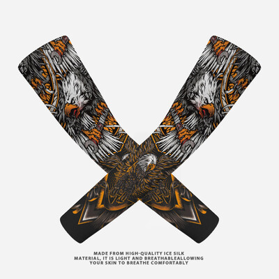 Открит Мъже Мотоциклет Каране Ръкав Слънцезащитен Сух Бърз Лед Копринена Ръка Топло Калъфче Туризъм Бягане Риболов Баскетбол Наръхници