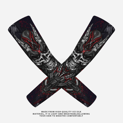 Открит Мъже Мотоциклет Каране Ръкав Слънцезащитен Сух Бърз Лед Копринена Ръка Топло Калъфче Туризъм Бягане Риболов Баскетбол Наръхници