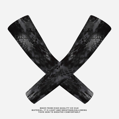 Открит Мъже Мотоциклет Каране Ръкав Слънцезащитен Сух Бърз Лед Копринена Ръка Топло Калъфче Туризъм Бягане Риболов Баскетбол Наръхници