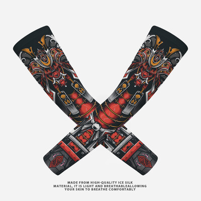 Открит Мъже Мотоциклет Каране Ръкав Слънцезащитен Сух Бърз Лед Копринена Ръка Топло Калъфче Туризъм Бягане Риболов Баскетбол Наръхници