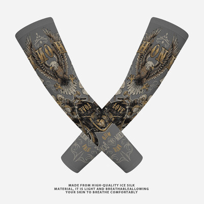 Открит Мъже Мотоциклет Каране Ръкав Слънцезащитен Сух Бърз Лед Копринена Ръка Топло Калъфче Туризъм Бягане Риболов Баскетбол Наръхници