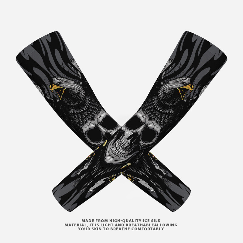 Открит Мъже Мотоциклет Каране Ръкав Слънцезащитен Сух Бърз Лед Копринена Ръка Топло Калъфче Туризъм Бягане Риболов Баскетбол Наръхници