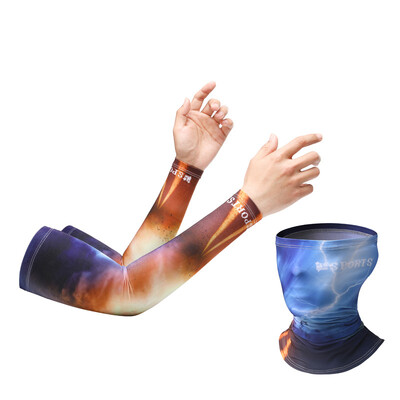 Унисекс Охлаждащи Бързосъхнещи ръкави Ръкави Протектор за ръце Спорт Бягане UV Слънцезащита На открито Мъже Риболов Колоездене Ръкав