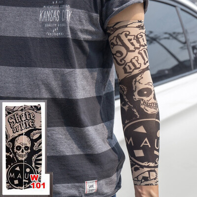 Rankų šildytuvas Unisex greitai džiūsta UV apsauga lauke laikina netikra tatuiruotė rankovė bėgimo rankovė, odos apsauginė nailono tatuiruotės rankovė