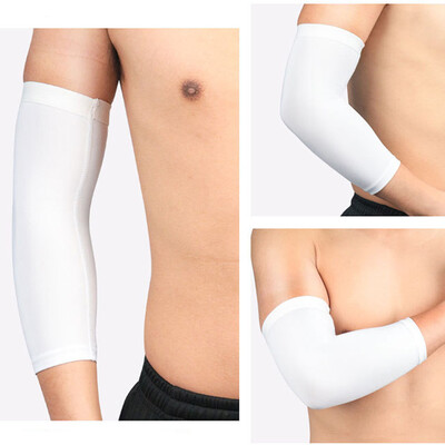 1Pcs Еластична налакътна скоба Цяла ръка Компресионен ръкав Жени Мъже Тенис лакът Поддръжка за тендинит Ръкав Обвивка на ръката Спорт