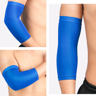 1Pcs Еластична налакътна скоба Цяла ръка Компресионен ръкав Жени Мъже Тенис лакът Поддръжка за тендинит Ръкав Обвивка на ръката Спорт