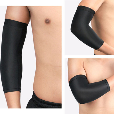 1Pcs Еластична налакътна скоба Цяла ръка Компресионен ръкав Жени Мъже Тенис лакът Поддръжка за тендинит Ръкав Обвивка на ръката Спорт