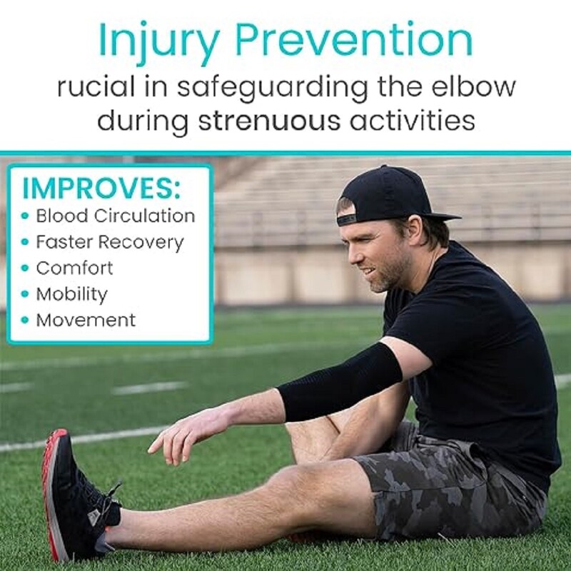 1Pcs Еластична налакътна скоба Цяла ръка Компресионен ръкав Жени Мъже Тенис лакът Поддръжка за тендинит Ръкав Обвивка на ръката Спорт