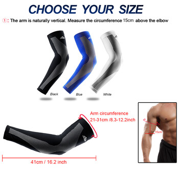 TopRunn 2Pcs/1Pair Sports Hand Compression Sleeve Basketball Cycling Arm Warmer Summer Running UV Protection Volleyball Αντηλιακό