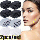 Мандибуларен тренажор Упражнение Линия на лицето Брадичка Шия Топка Тренажор Силиконова тренировка Упражнения Укрепваща каишка за дъвкателен мускул Лице