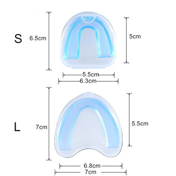 Спортен предпазител за уста EVA протектор за зъби Деца Възрастни Предпазител за уста Защита на скоби за зъби Баскетбол Ръгби Бокс Карате