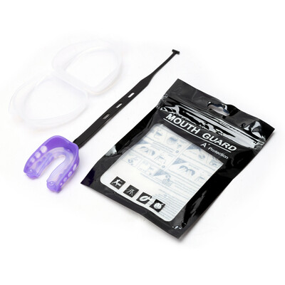 1 бр. Спортен футболен предпазител за уста Мундщук Футболен предпазител за уста с каишка Футболни предпазители за уста