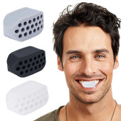 1 бр. Устройство за трениране на долната челюст Тренажор за лицеви мускули Повдигане на линията на долната челюст Силиконова топка Артефакт за повдигане на мускулите на лицето