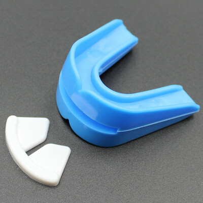 Двустранни брекети Синя топка Спортни брекети Sanda Таекуондо Боксови брекети Против скърцане на зъби Протектори за зъби за дъвчене