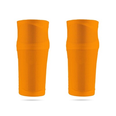 1 чифт Футболен предпазител за пищяла Футболен удароустойчив протектор за прасеца Найлонови ръкави за крака Чорап Протектор за пищяла с джобна защита за тренировка