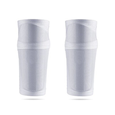 1 чифт Футболен предпазител за пищяла Футболен удароустойчив протектор за прасеца Найлонови ръкави за крака Чорап Протектор за пищяла с джобна защита за тренировка