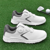 Двойка обувки за голф Мъжки водоустойчиви спортни маратонки за голф Дамски голф Професионални нехлъзгащи се обувки за голф Обувки за ходене на открито