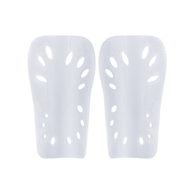 1 чифт футболни подложки за пищяли Пластмасови футболни предпазители Протектор за крака за деца Възрастни Защитна екипировка Дишащ предпазител за пищяли 6 цвята