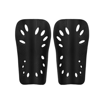 1 чифт футболни подложки за пищяли Пластмасови футболни предпазители Протектор за крака за деца Възрастни Защитна екипировка Дишащ предпазител за пищяли 6 цвята