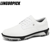 Обувки за голф Мъжки водоустойчиви дишащи маратонки за голф Дамски спортни обувки без шипове Спорт на открито за ходене Обувки за голф 2023