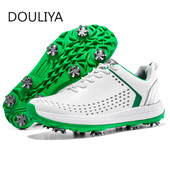 DOULIYA Професионални обувки за голф Мъжки маратонки за голф Спортни обувки на открито Спортни спортни маратонки против приплъзване 8 шипа 39-47