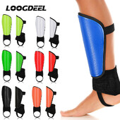 LOOGDEEL Футболни предпазители за пищяли Деца Младежи Възрастни Предпазители за пищяли Ръкави Защитна дъска за краката Футболни игри EVA възглавница Намаляване на ударите