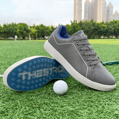 Професионални обувки за голф Мъжки маратонки за голф Обувки за голф без шипове Големи размери маратонки за ходене