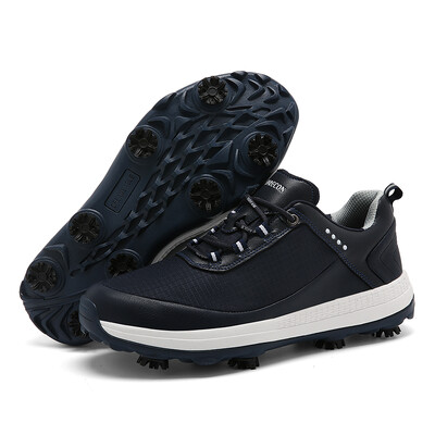 Дишащи обувки за голф Мъжки големи размери 39-47 Професионални подвижни шипове Голф маратонки Нехлъзгащи се обувки за голф за начинаещи Разходки