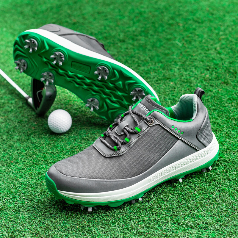 Обувки за голф Гумена подметка Противохлъзгаща се Устойчива на износване Подметка за хващане на нокти Професионални тренировъчни обувки Родител-дете Спортни обувки за свободното време