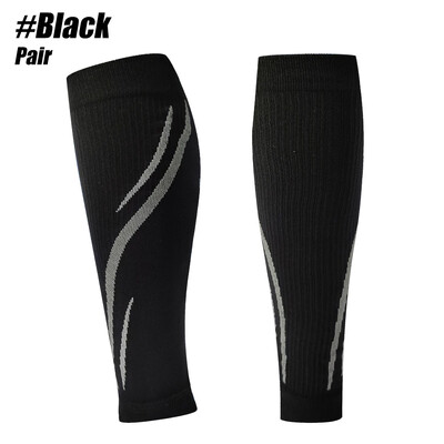 1 чифт компресионни ръкави за прасци за мъже и жени (20-30 mmHg), компресионни ръкави за крака, компресионни чорапи без крака