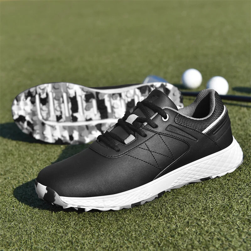Golfo sportbačiai Vyriški golfo sporto reikmenys Profesionalūs golfo sportbačiai žolės golfo bateliai Patogūs vaikščiojimo lauko batai vyriški