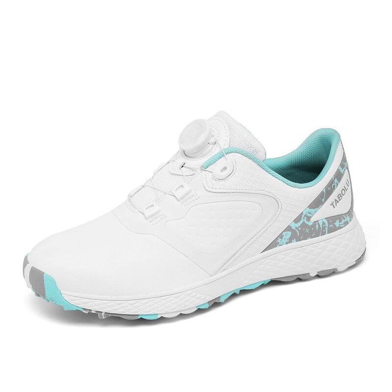 Golfo batai, moteriški, atsparūs vandeniui, laisvalaikio golfo žaidėjai, sportiniai sportbačiai, užrakto mygtukas, profesionalus golfas, neslystantis golfo lauko vaikščiojimo avalynė