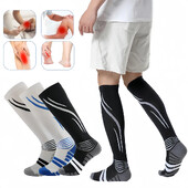 1 чифт компресионни чорапи жени мъже циркулация 20-30 MmHg висока компресия чорапи за бягане спортни пътувания полет медицински сестри