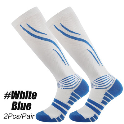 1 чифт компресионни чорапи жени мъже циркулация 20-30 MmHg висока компресия чорапи за бягане спортни пътувания полет медицински сестри