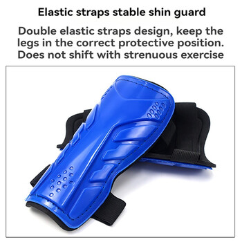 GOBYGO Football Strap Protection Gear Elastic Binding Training Professional Kid Soccer Shin Guard Board Adult Knee Leg Support