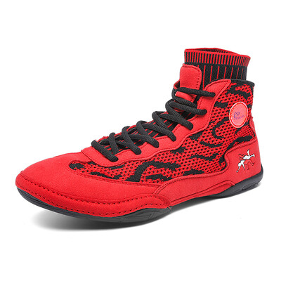 2024 m. nauji vyriški imtynių batai, neslystantys, kvėpuojantys bokso sportbačiai, imtynių treniruočių batai, atsparūs dėvėjimuisi koviniai sportbačiai